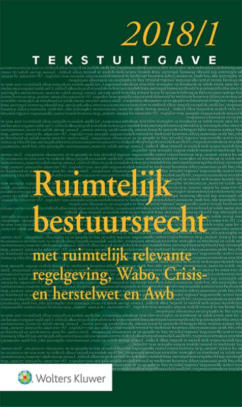 Ruimtelijk bestuursrecht 2018/1 / Tekstuitgave