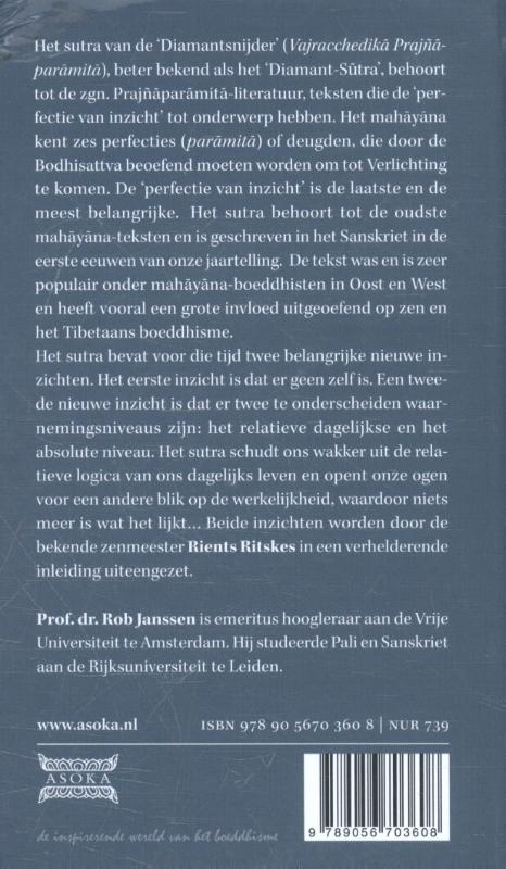 Het Diamant-Sutra achterkant