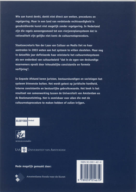 Gepaste afstand achterkant