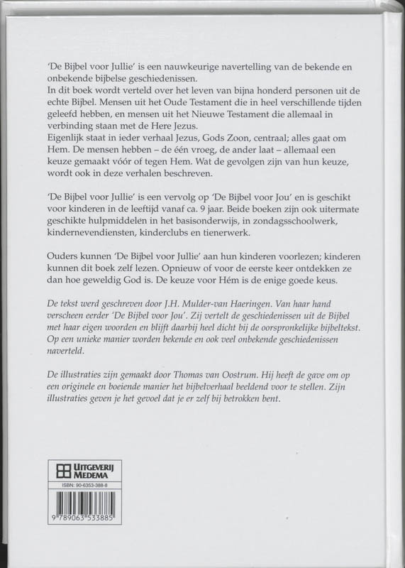 De Bijbel voor jullie achterkant