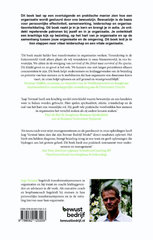 Bewustzijn in bedrijf achterkant