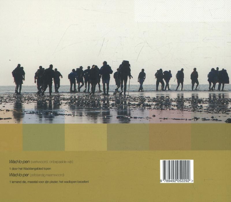 Het wad te voet achterkant