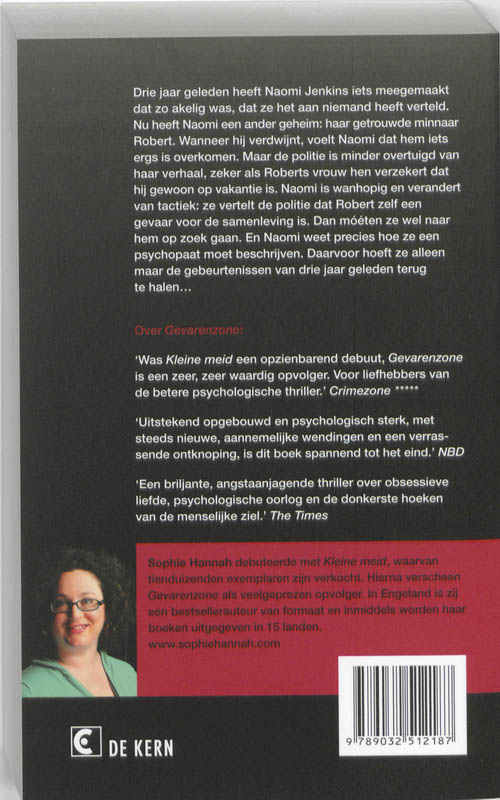 Gevarenzone achterkant