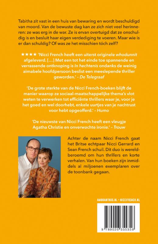 In hechtenis achterkant