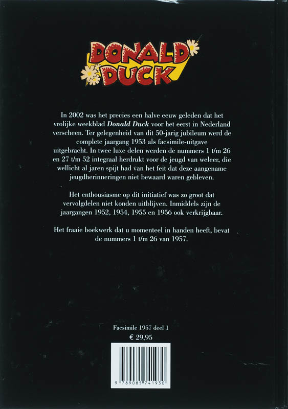 Donald Duck Jaargang 1957 / 1 achterkant