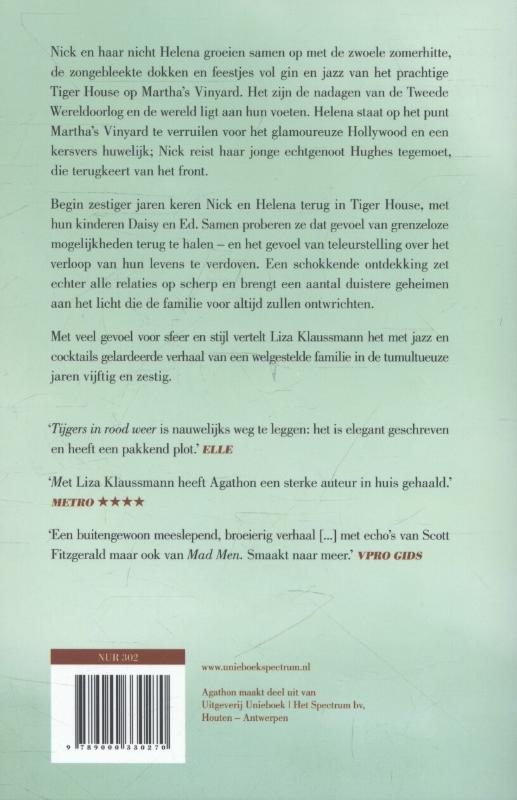 Tijgers in rood weer achterkant