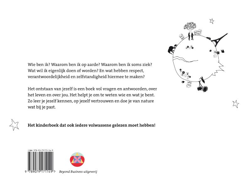 Het ontstaan van jezelf achterkant