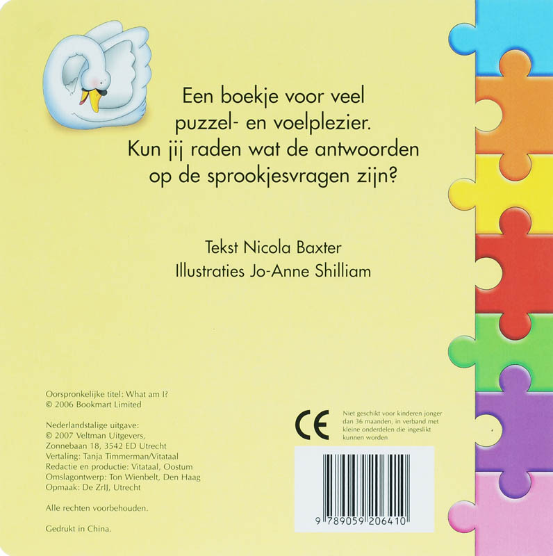 Wat ben ik? achterkant