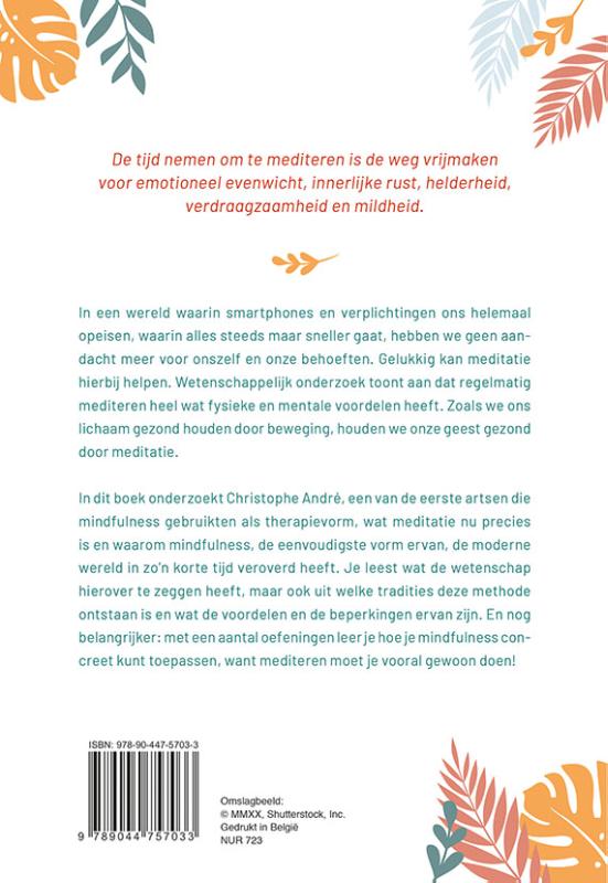 De kracht van mediteren achterkant