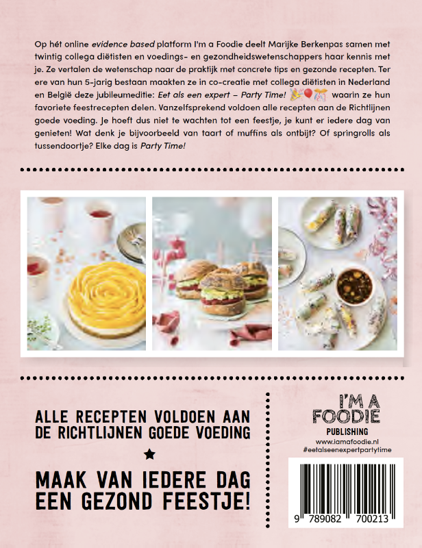 Eet als een expert - Party Time achterkant