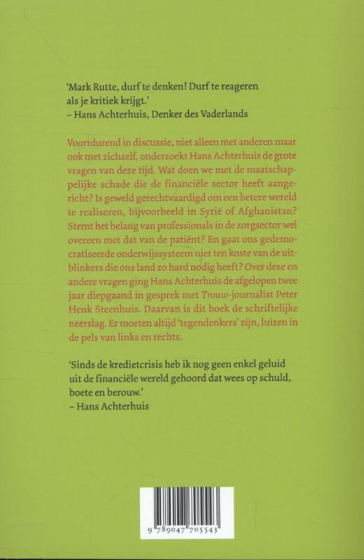 Tegendenken achterkant