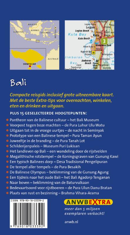 Bali / ANWB extra achterkant
