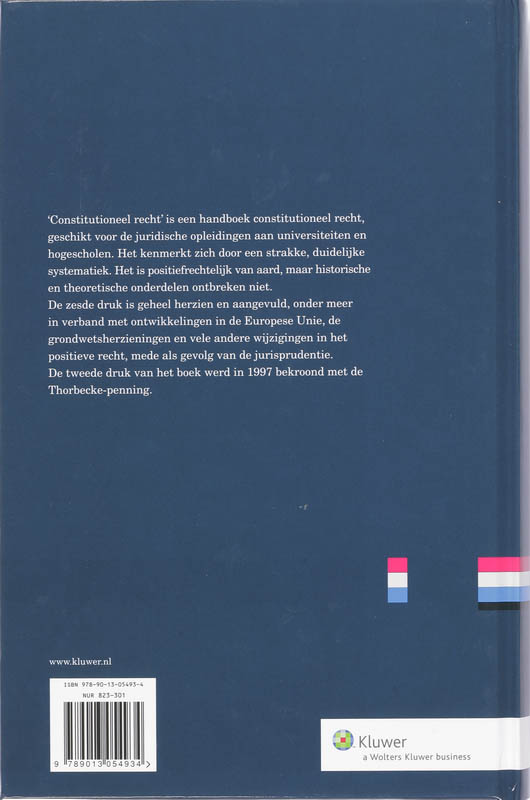 Constitutioneel recht achterkant