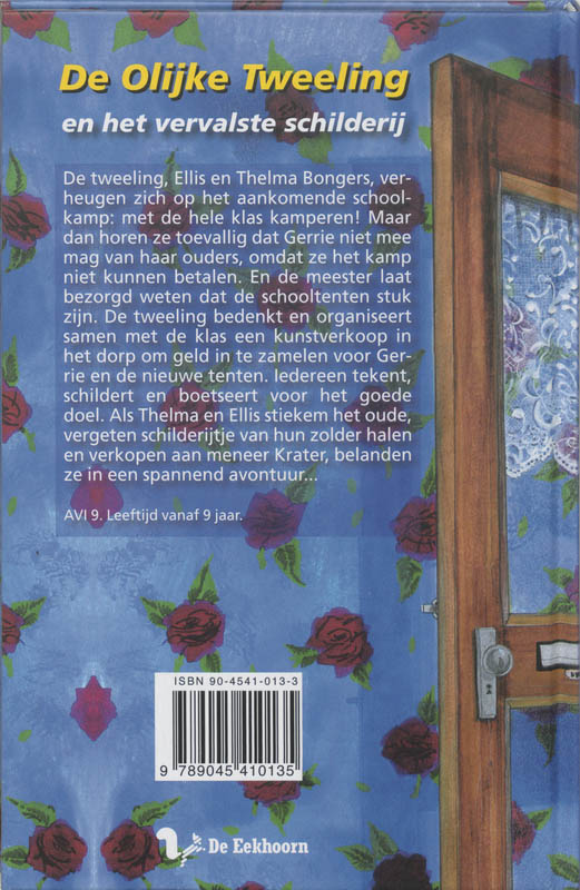 De olijke tweeling en het vervalste schilderij / De olijke tweeling achterkant