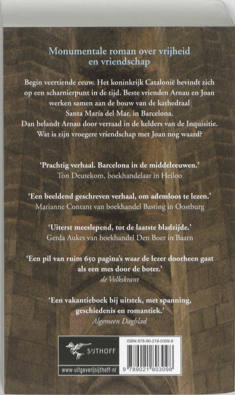 De kathedraal van de zee achterkant