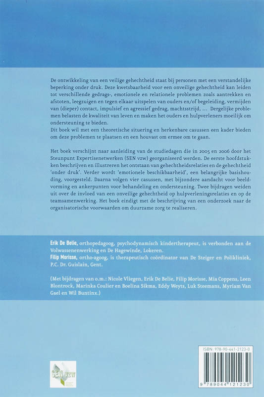 Gehechtheid bij mensen met een verstandelijke beperking achterkant