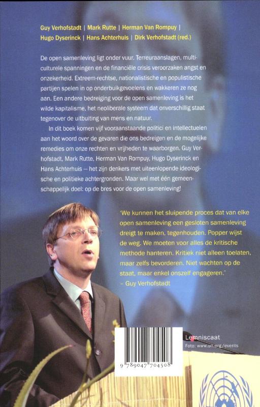 De open samenleving onder vuur achterkant