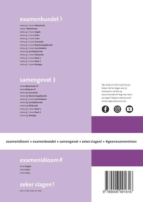 Examenbundel vmbo-gt/mavo Wiskunde 2021/2022 achterkant