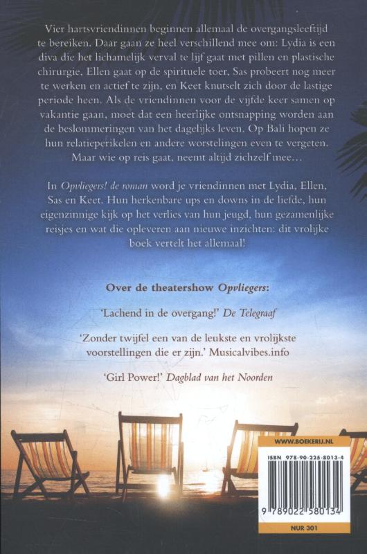 Opvliegers! de roman achterkant