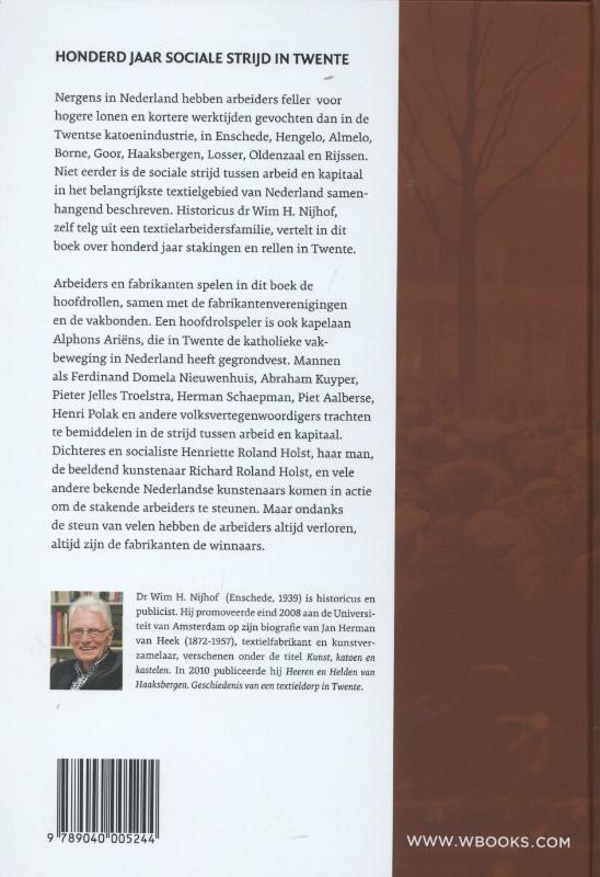 Troebelen in Twentse textiel achterkant