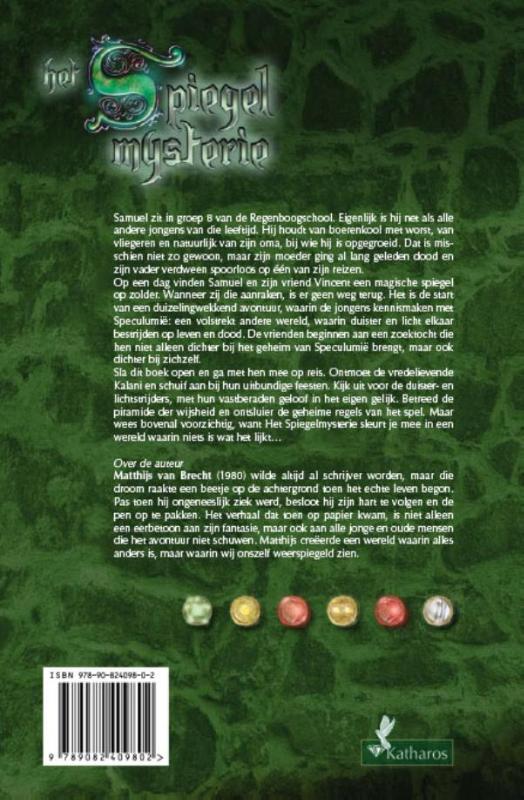Het Spiegelmysterie achterkant