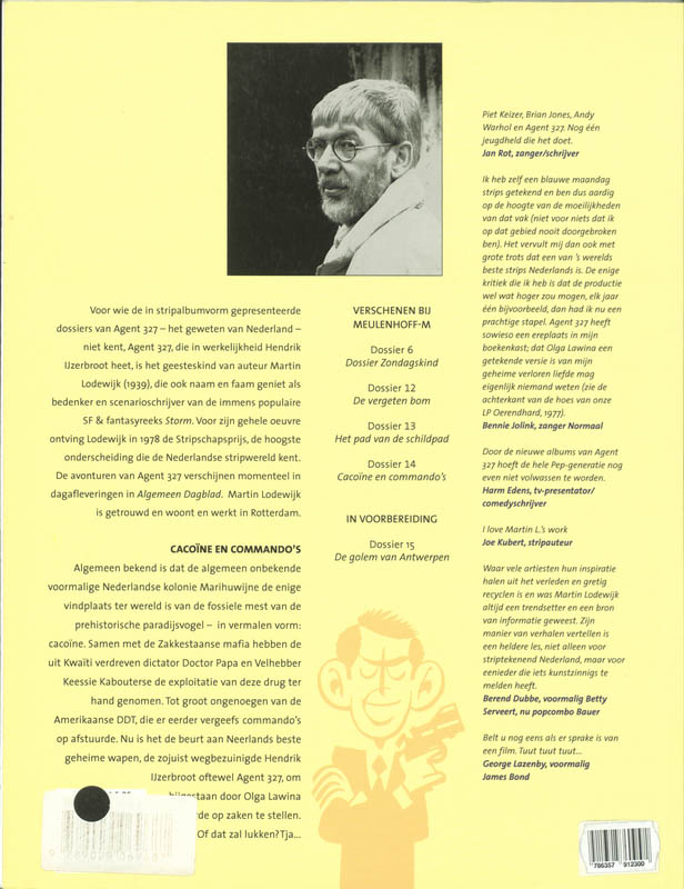 Cacoine en commando's / Agent 327 / 14 achterkant