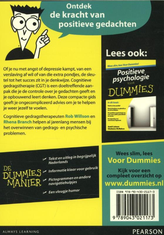 De kleine cognitieve gedragstherapie voor Dummies / Voor Dummies achterkant