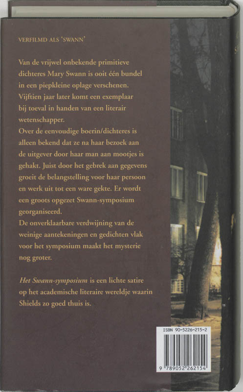 Het Swann-symposium achterkant