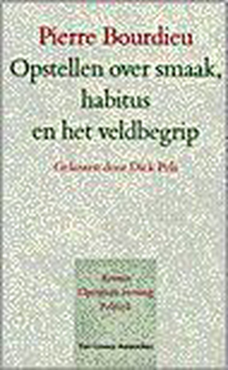 Opstellen over smaak