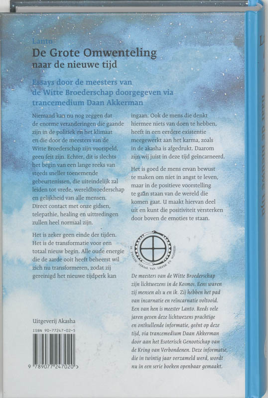 De Grote Omwenteling naar de nieuwe tijd / Lanto / 2 achterkant