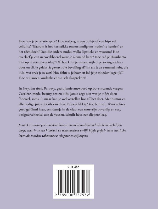 Sexy, but tired. But sexy. achterkant