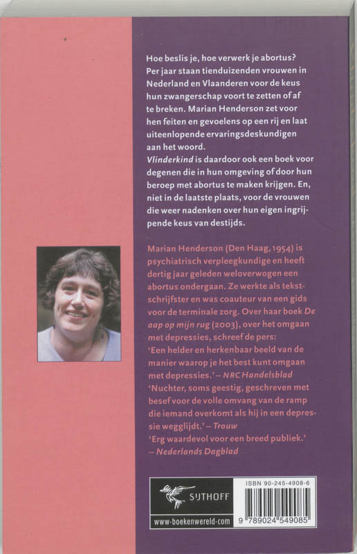 Vlinderkind achterkant