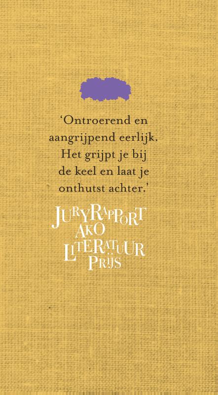 Knielen op een bed violen achterkant