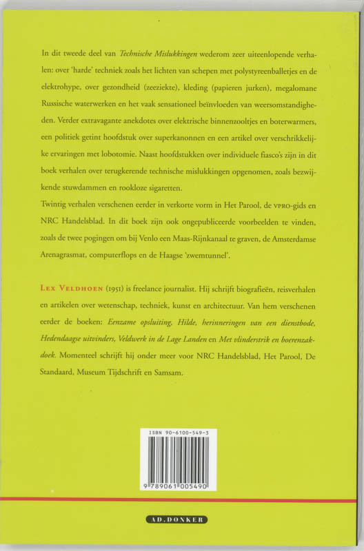 Technische Mislukkingen achterkant