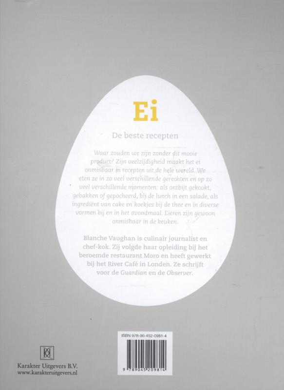 Ei, de beste recepten achterkant