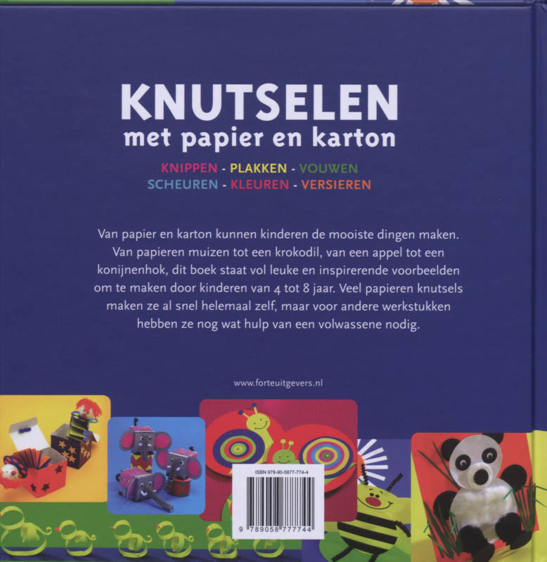 Knutselen Met Papier En Karton achterkant