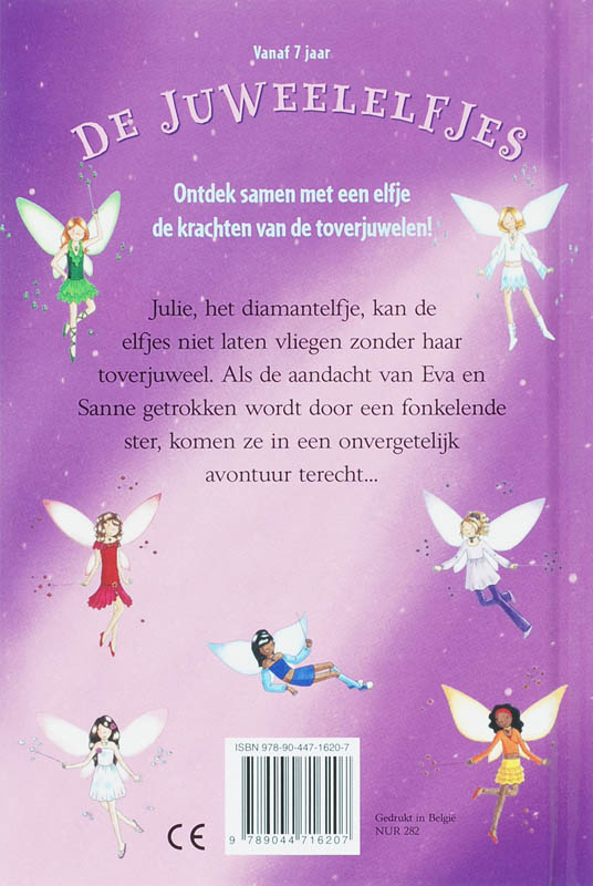 Julie, het diamantelfje / De juweelelfjes achterkant