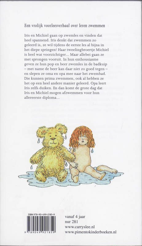 Morgen mag ik in het diepe achterkant