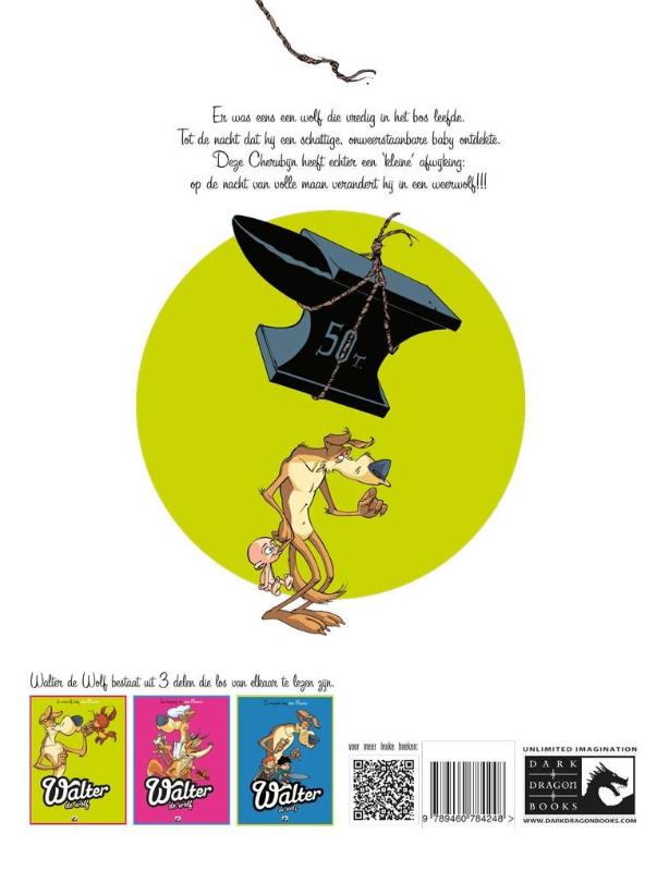 Walter de Wolf 1 De weerwolf baby achterkant