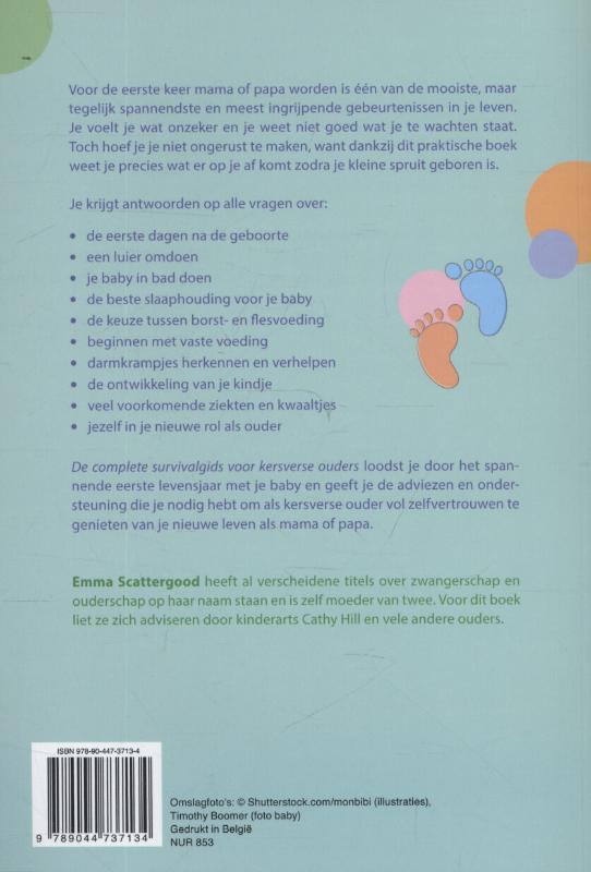 De complete survivalgids voor kersverse ouders achterkant
