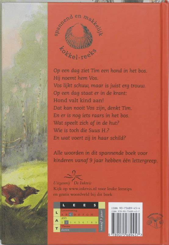 Ren, vos! Ren / Kokkel-reeks / 7 achterkant