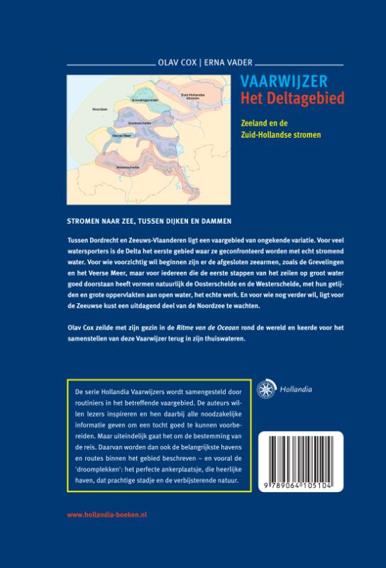 Het Deltagebied / Vaarwijzer achterkant