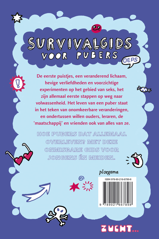 Survivalgids voor pubers achterkant