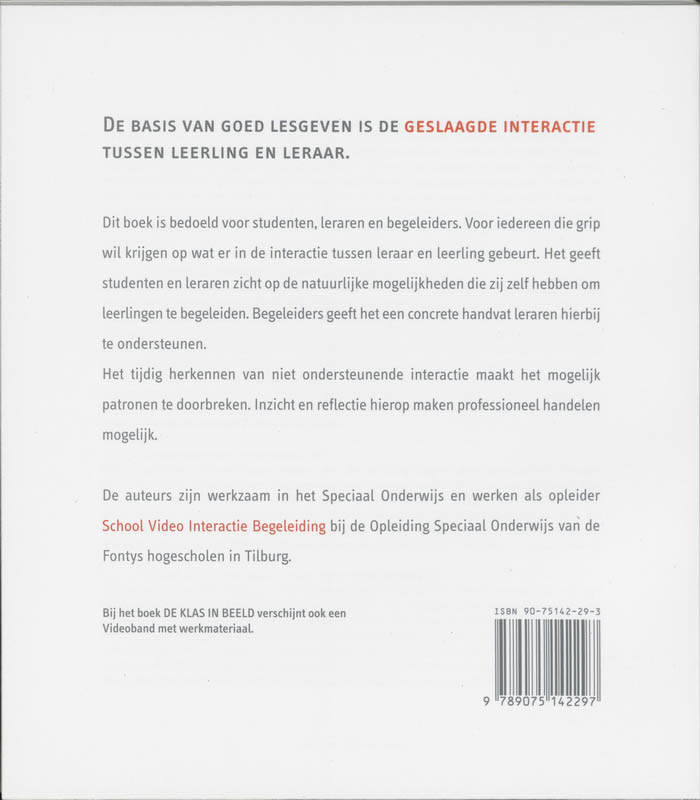 De klas in beeld achterkant