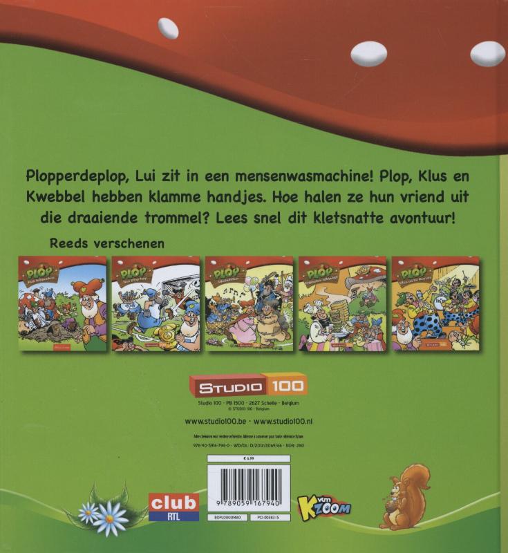 Lui in de was / Plop achterkant