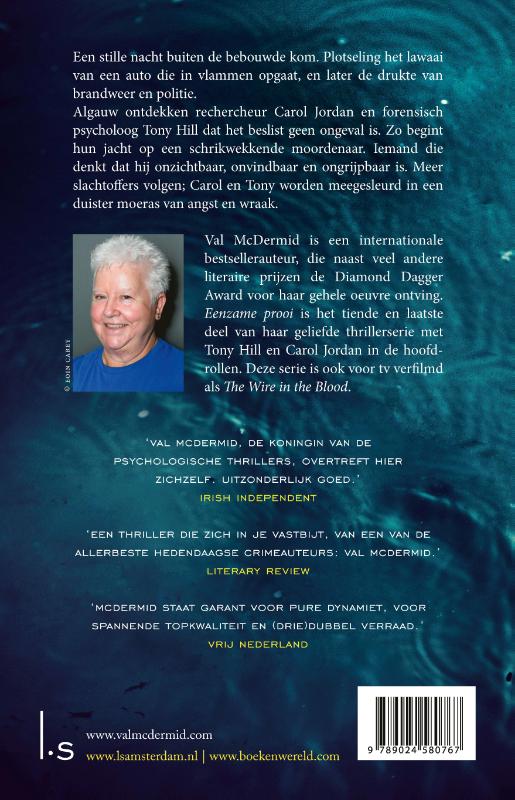 Eenzame prooi / Tony Hill / 10 achterkant