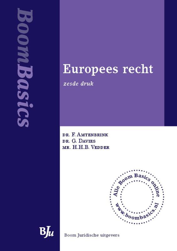 Boom Basics Europees recht / Boom Basics