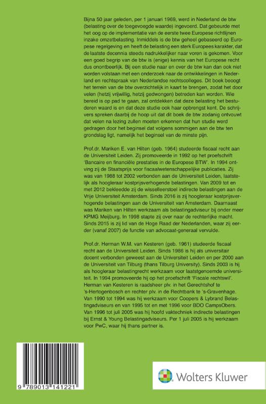 Omzetbelasting achterkant