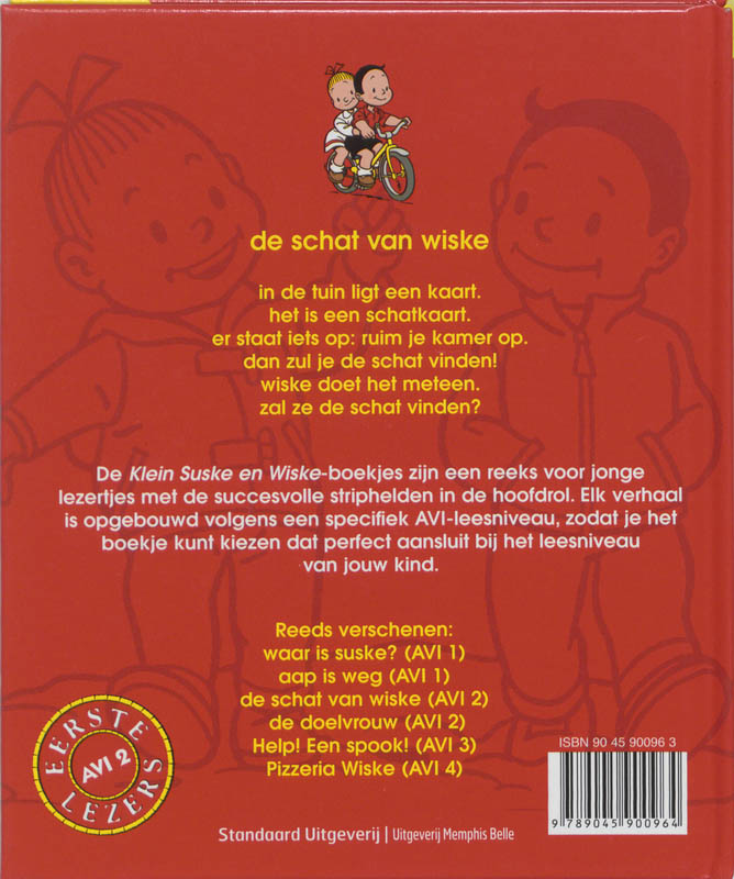 Klein Suske En Wiske / De Schat Van Wiske Avi 2 achterkant
