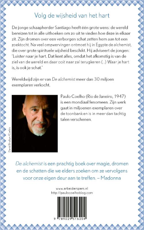 De alchemist / De sleutel naar geluk / 1 achterkant